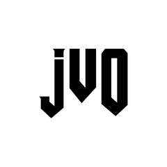 JVO letter logo design for technology company. JVO logo design black and white color combination. JVO logo, JVO vector, JVO design, JVO icon, JVO alphabet. JVO typography logo design.