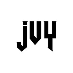 JVY letter logo design for technology company. JVY logo design black and white color combination. JVY logo, JVY vector, JVY design, JVY icon, JVY alphabet. JVY typography logo design.