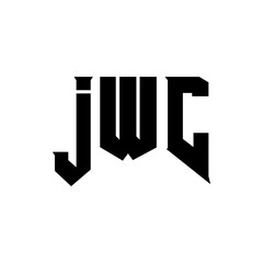 JWC letter logo design for technology company. JWC logo design black and white color combination. JWC logo, JWC vector, JWC design, JWC icon, JWC alphabet. JWC typography logo design.