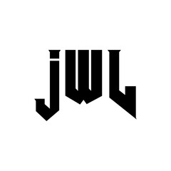 JWL letter logo design for technology company. JWL logo design black and white color combination. JWL logo, JWL vector, JWL design, JWL icon, JWL alphabet. JWL typography logo design.