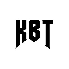 KBT letter logo design for technology company. KBT logo design black and white color combination. KBT logo, KBT vector, KBT design, KBT icon, KBT alphabet. KBT typography logo design.