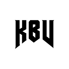 KBV letter logo design for technology company. KBV logo design black and white color combination. KBV logo, KBV vector, KBV design, KBV icon, KBV alphabet. KBV typography logo design.