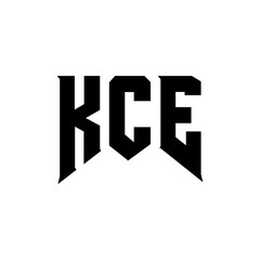 KCE letter logo design for technology company. KCE logo design black and white color combination. KCE logo, KCE vector, KCE design, KCE icon, KCE alphabet. KCE typography logo design.