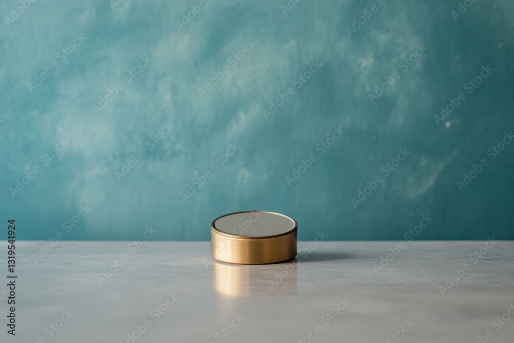 Aufkleber Minimalist stopwatch on a clean table showcasing simple design and clear focus in an elegant space