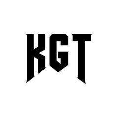 KGT letter logo design for technology company. KGT logo design black and white color combination. KGT logo, KGT vector, KGT design, KGT icon, KGT alphabet. KGT typography logo design.