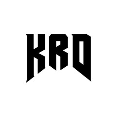 KRD letter logo design for technology company. KRD logo design black and white color combination. KRD logo, KRD vector, KRD design, KRD icon, KRD alphabet. KRD typography logo design.