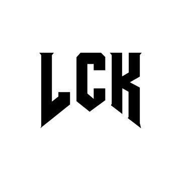 LCK letter logo design for technology company. LCK logo design black and white color combination. LCK logo, LCK vector, LCK design, LCK icon, LCK alphabet. LCK typography logo design.