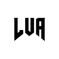 LUA letter logo design for technology company. LUA logo design black and white color combination. LUA logo, LUA vector, LUA design, LUA icon, LUA alphabet. LUA typography logo design.