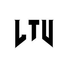 LTV letter logo design for technology company. LTV logo design black and white color combination. LTV logo, LTV vector, LTV design, LTV icon, LTV alphabet. LTV typography logo design.