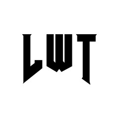 LWT letter logo design for technology company. LWT logo design black and white color combination. LWT logo, LWT vector, LWT design, LWT icon, LWT alphabet. LWT typography logo design.