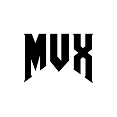 MVX letter logo design for technology company. MVX logo design black and white color combination. MVX logo, MVX vector, MVX design, MVX icon, MVX alphabet. MVX typography logo design.