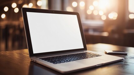 Generic Mockup Silver Moment Empty Displaying Text