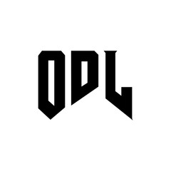 ODL letter logo design for technology company. ODL logo design black and white color combination. ODL logo, ODL vector, ODL design, ODL icon, ODL alphabet. ODL typography logo design.