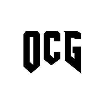 OCG letter logo design for technology company. OCG logo design black and white color combination. OCG logo, OCG vector, OCG design, OCG icon, OCG alphabet. OCG typography logo design.