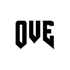 OVE letter logo design for technology company. OVE logo design black and white color combination. OVE logo, OVE vector, OVE design, OVE icon, OVE alphabet. OVE typography logo design.