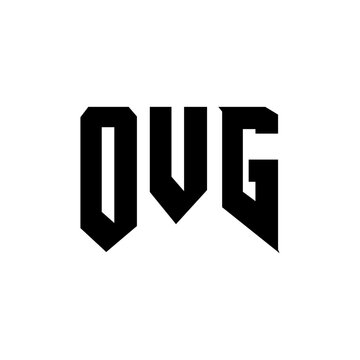 OVG letter logo design for technology company. OVG logo design black and white color combination. OVG logo, OVG vector, OVG design, OVG icon, OVG alphabet. OVG typography logo design.
