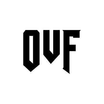 OVF letter logo design for technology company. OVF logo design black and white color combination. OVF logo, OVF vector, OVF design, OVF icon, OVF alphabet. OVF typography logo design.