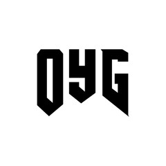 OYG letter logo design for technology company. OYG logo design black and white color combination. OYG logo, OYG vector, OYG design, OYG icon, OYG alphabet. OYG typography logo design.