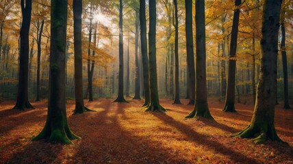 Fototapeta premium autumn in the forest