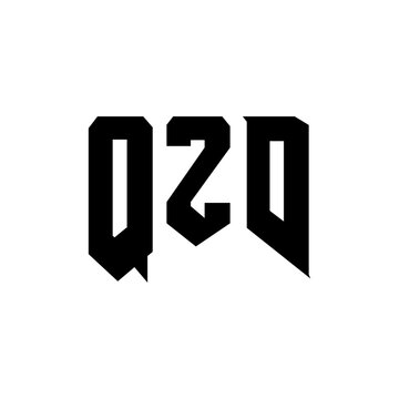 QZD letter logo design for technology company. QZD logo design black and white color combination. QZD logo, QZD vector, QZD design, QZD icon, QZD alphabet. QZD typography logo design.