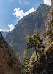 Obraz premium Samaria Gorge Landscape