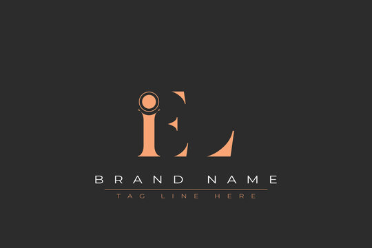 IEL abstract letter logo design. This logo is designed by three abstract letters.