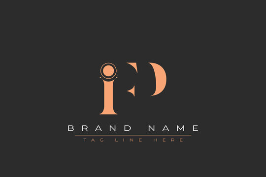 IFP abstract letter logo design. This logo is designed by three abstract letters.