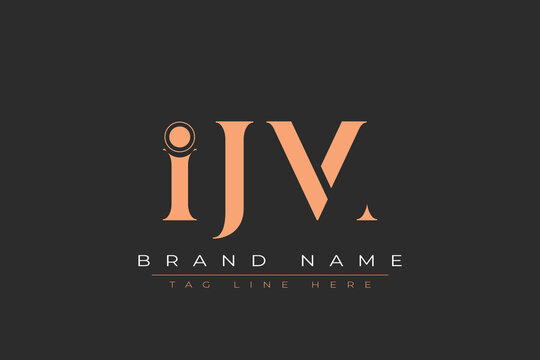 IJM abstract letter logo design. This logo is designed by three abstract letters.