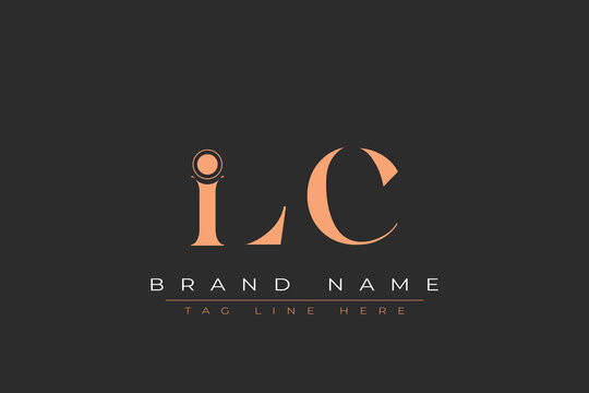 ILC abstract letter logo design. This logo is designed by three abstract letters.