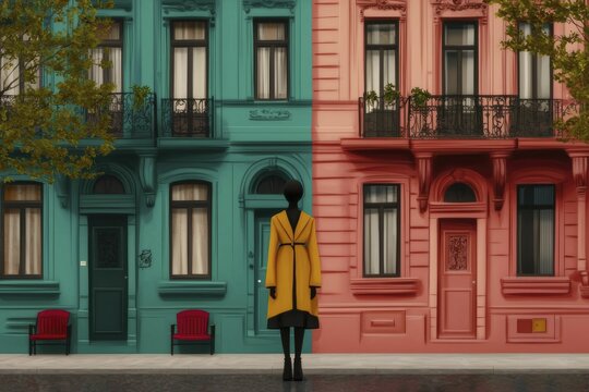 A collaborative cityscape design that merges a lively plaza with art installations and seating areas for community gatherings.