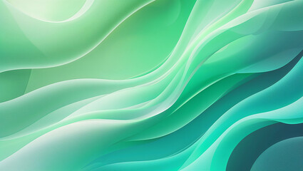 Aqua Teal Merging into Seafoam Green with a Subtle Grain Effect Background