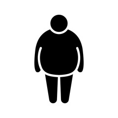 overweight icon color editable on white background