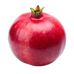 Pomegranate fruit isolated on transparent background 