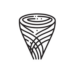 Simple outline minimal pattern or texture