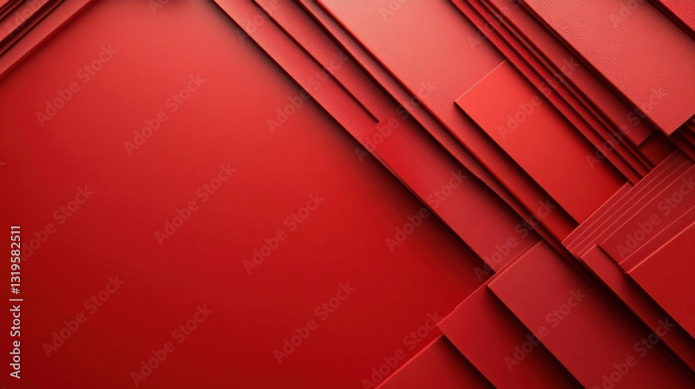 Aufkleber a red background with red squares on it