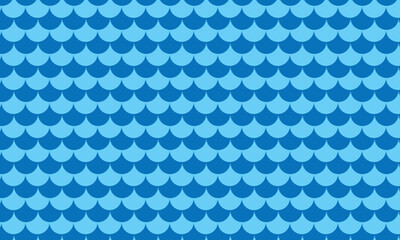abstract trendy blue fish scale pattern perfect for background.