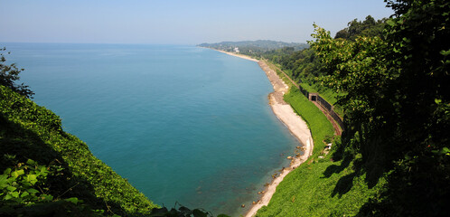 A view of the beaches in Chakvi, Georgia