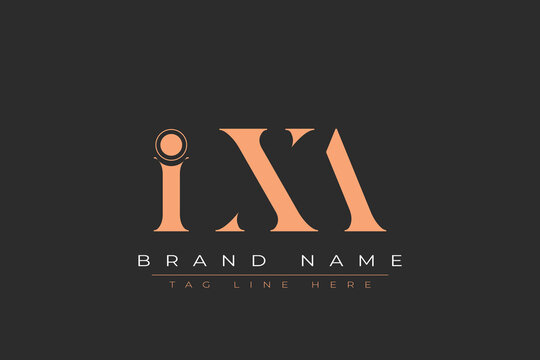 IXA abstract letter logo design. This logo is designed by three abstract letters.
