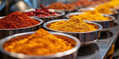 Exploring vibrant spices market culinary flavorful delights