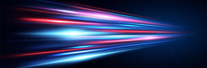 Lighting effect in motion.Lighting effect in motion speed line abstract background. Vector.