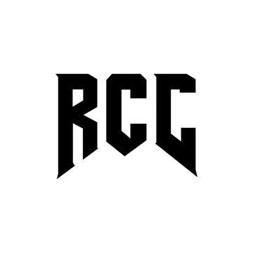 RCC letter logo design for technology company. RCC logo design black and white color combination. RCC logo, RCC vector, RCC design, RCC icon, RCC alphabet. RCC typography logo design.