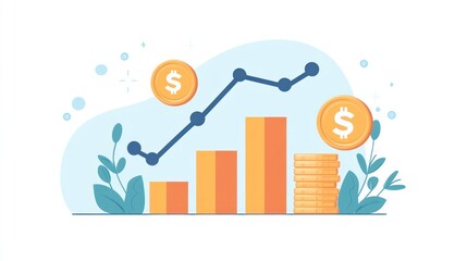 Financial Growth Illustration
