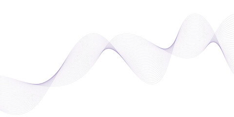  Abstract colorful wave element for design. Digital frequency track equalizer. Stylized line art background. Vector illustration.