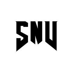 SNV letter logo design for technology company. SNV logo design black and white color combination. SNV logo, SNV vector, SNV design, SNV icon, SNV alphabet. SNV typography logo design.