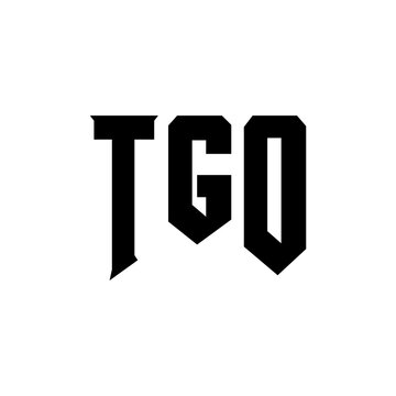 TGO letter logo design for technology company. TGO logo design black and white color combination. TGO logo, TGO vector, TGO design, TGO icon, TGO alphabet. TGO typography logo design.