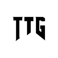 TTG letter logo design for technology company. TTG logo design black and white color combination. TTG logo, TTG vector, TTG design, TTG icon, TTG alphabet. TTG typography logo design.