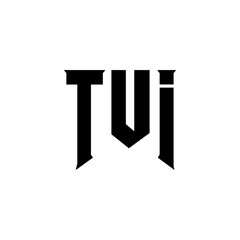 TUI letter logo design for technology company. TUI logo design black and white color combination. TUI logo, TUI vector, TUI design, TUI icon, TUI alphabet. TUI typography logo design.