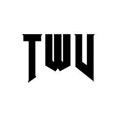 TWV letter logo design for technology company. TWV logo design black and white color combination. TWV logo, TWV vector, TWV design, TWV icon, TWV alphabet. TWV typography logo design.