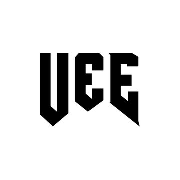 UEE letter logo design for technology company. UEE logo design black and white color combination. UEE logo, UEE vector, UEE design, UEE icon, UEE alphabet. UEE typography logo design.