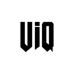 UIQ letter logo design for technology company. UIQ logo design black and white color combination. UIQ logo, UIQ vector, UIQ design, UIQ icon, UIQ alphabet. UIQ typography logo design.